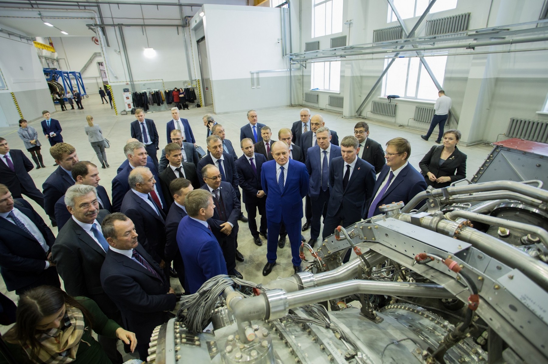 Визит Газпрома, ОДК и губернатора Пермского края на Пермские моторы