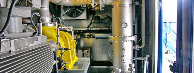 Высокоэффективный фильтр-скруббер встроен в блок-модуль технологической установки