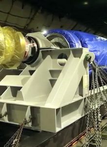 На Сырдарьинскую ТЭС доставлен новый ротор для восстановления работы турбины